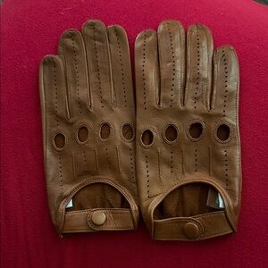 Fratelli Orsini Everyday Brown Leather Driving Gloves